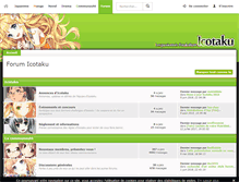 Tablet Screenshot of forum.icotaku.com