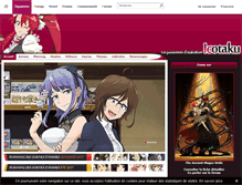 Tablet Screenshot of anime.icotaku.com